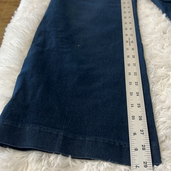 Lee Regular Fit Mid Rise Trouser Flex Motion Dark Blue Womens Size 10 Short - Picture 6 of 7